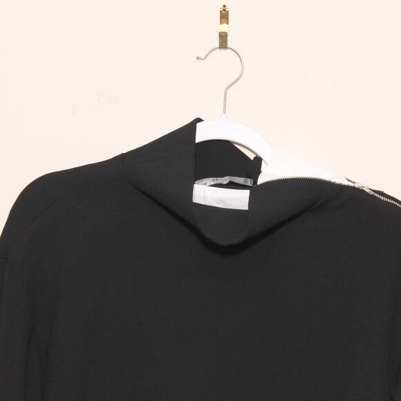 Zara Trafaluc 2 for 1 Turtleneck Tunic top Size Small Zip neckline - Picture 4 of 9